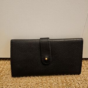 Portland Leather Black Wallet
